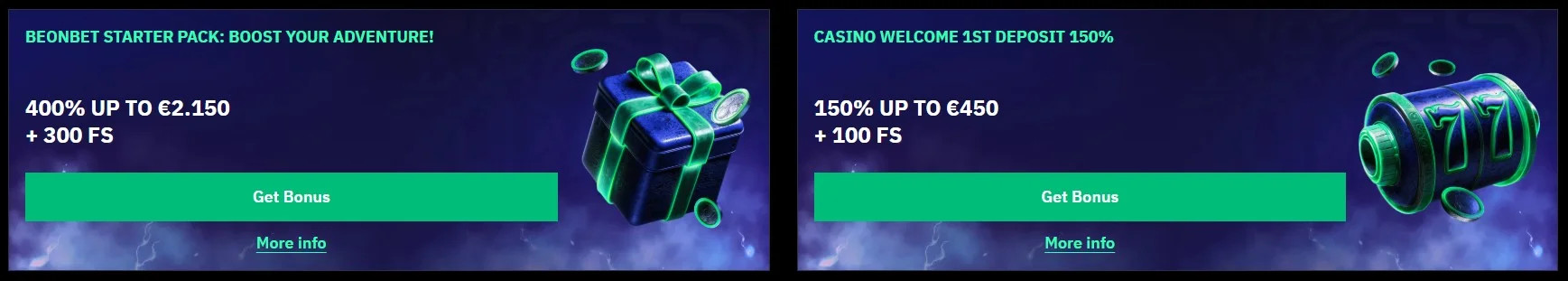 Bonuses and Promotions 